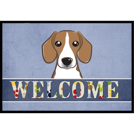 Carolines Treasures Beagle Welcome Indoor & Outdoor Mat, 24 x 36 in. CA77333
